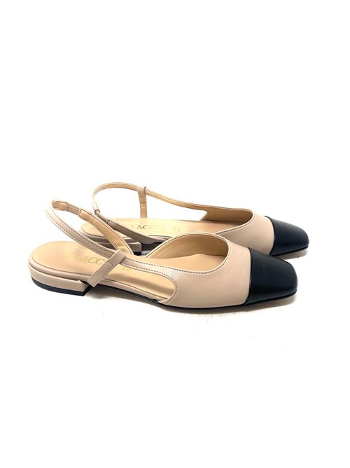 Slingback donna bicolore IL LACCIO | 5066003CAPNERO/NUDE631